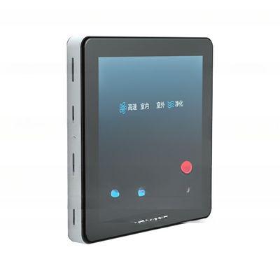 Zeitgenössischer Designstil 4,0 Zoll Modbus Programmierbarer Touchscreen Farbe LCD Großer Ventilator Spirale Thermostat
