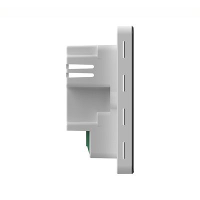 Zeitgenössischer Designstil 4,0 Zoll Modbus Programmierbarer Touchscreen Farbe LCD Großer Ventilator Spirale Thermostat