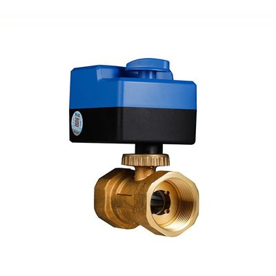 220V Stromverbrauch 2-Wege-Brassventil für Klimaanlage PVC-Motorisiertes Kugelventil