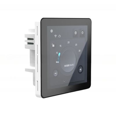 DC-Bürstenlose Lüfter-Spule-Einheit Farbbildschirm Programmierbarer Thermostat mit Touch-Betrieb