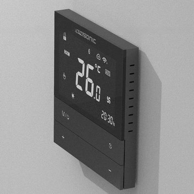 Touchscreen Wasser Fußbodenheizraum Thermostat Klavier Typ Knopf Max Load 3A Wasser
