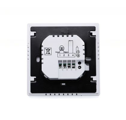0.5C Anzeigegenauigkeit Weiß Wi-Fi-Programmierbares HVAC-Raumthermostat für Fußbodenheizung