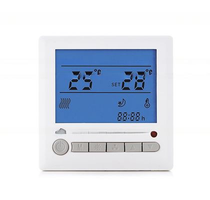 Digitales Fußbodenheizungsthermostat mit externem Sensor und Temperaturbereich von 5-35 °C