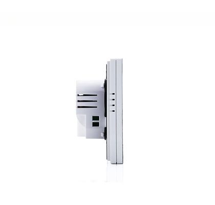 Weißes LCD-Raum-Wärme-Touch-Thermostat mit Digitalbildschirm 5 1 1 Programmierbar KNX kompatibel