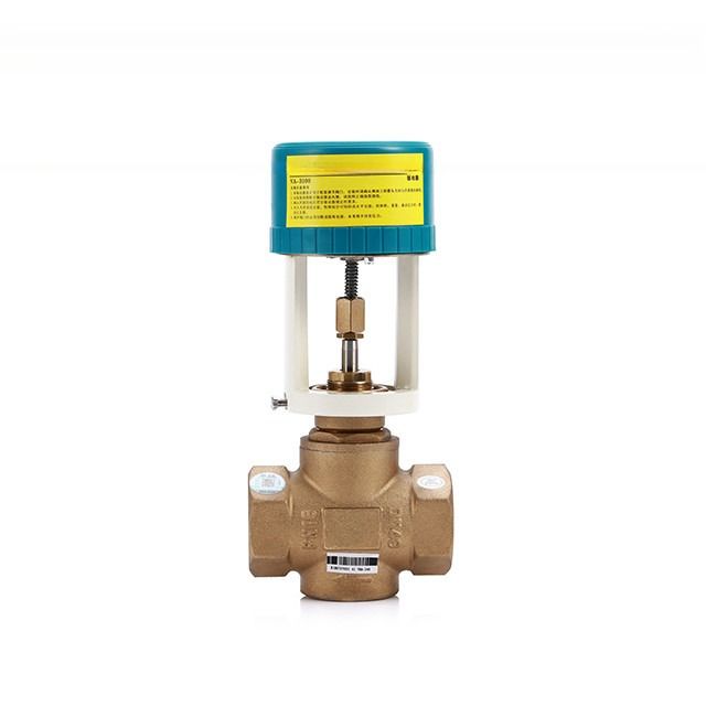 Normaltemperatur 24 V Linearantrieb Elektromotorisiertes Ventil zur Kühlwasserkontrolle