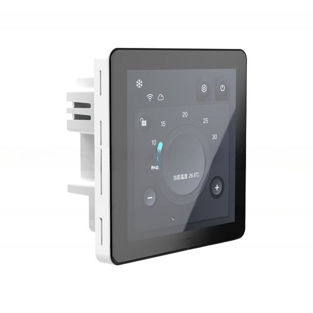 480*480 Auflösung 4,0 Zoll Tuya WIFI Touchscreen Farbbildschirm Zentrale Klimaanlage Thermostat