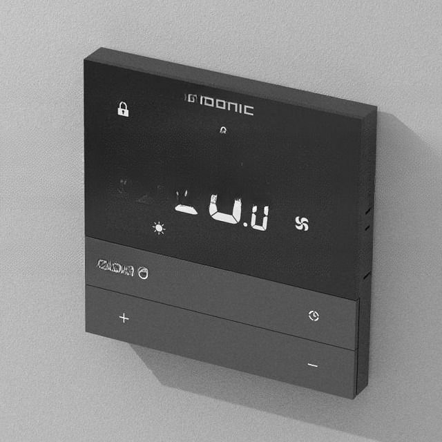 Touchscreen Wasser Fußbodenheizraum Thermostat Klavier Typ Knopf Max Load 3A Wasser