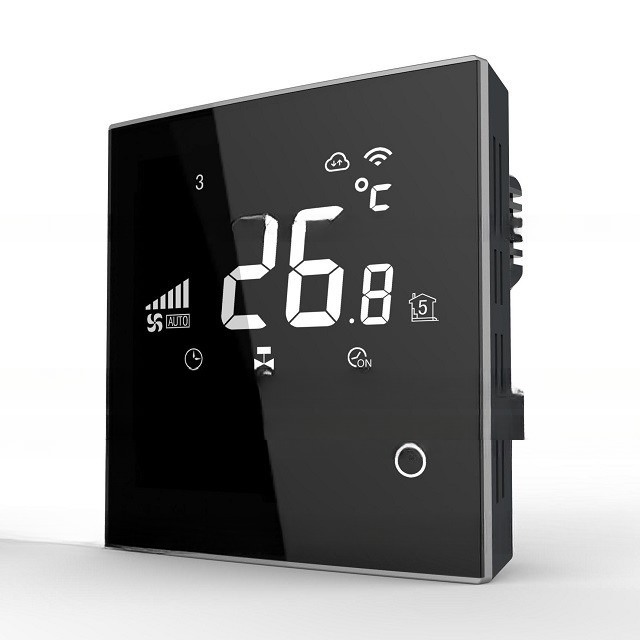 WiFi-Touchscreen-Thermostat für die intelligente Raumsteuerung im Home-Office-Arbeitsumfeld