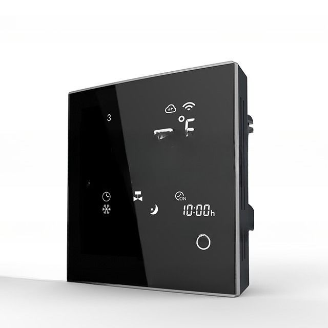 Akryl Touchscreen LCD WLAN-Thermostat für intelligente Raumtemperaturkontrolle 100-240VAC