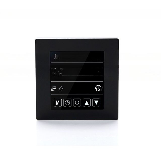 0.5C Anzeigegenauigkeit Weiß Wi-Fi-Programmierbares HVAC-Raumthermostat für Fußbodenheizung